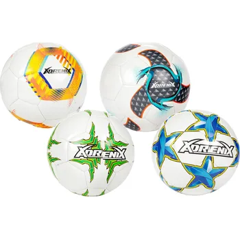 Fotbalový míč Teddies Míč fotbalový 23cm vel. 5 šitý 4 barvy v sáčku