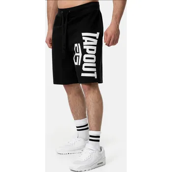 Oblečení a móda Pánské šortky TAPOUT ACTIVE BASIC- černé - 940003_BLK Velikosti: S