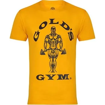 Gold Gym Pánské tričko MUSCLE JOE - žluté - GG_JOEMUSC_YELLOW Velikosti: L