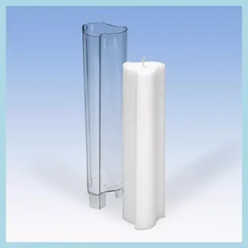 Výroba svíčky Polykarbonátová forma Tříobloukový půdorys (Forma na výrobu svíček)