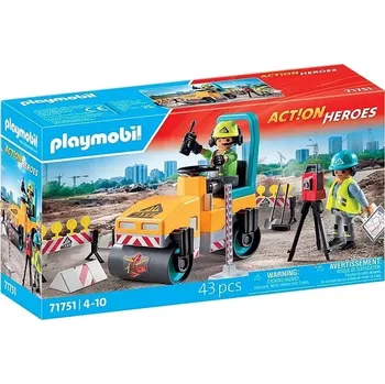 Stavebnice Playmobil Playmobil 71751 silniční válec