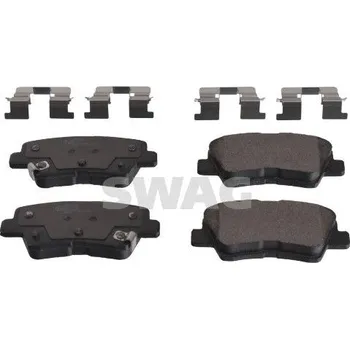 Autodíl Sada brzdových destiček, kotoučová brzda SWAG 33 10 7172