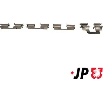 Brzdový systém Sada příslušenství obložení kotoučové brzdy JP GROUP 1163651010