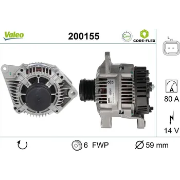 Alternátor Alternátor VALEO 746062