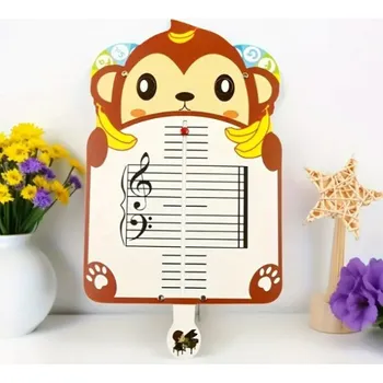 Pomůcka pro procvičení not v houslovém a basovém klíči pro děti