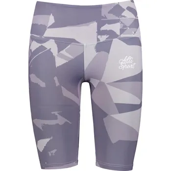Dámské kalhoty Dámské legíny nad kolena premium ALTISPORT VOJ/ALW080LEG02 ŠEDO-FIALOVÁ XXL
