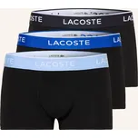 Lacoste Pánské Boxerky, 3 Kusy V Balení, černá / tmavě modrá...