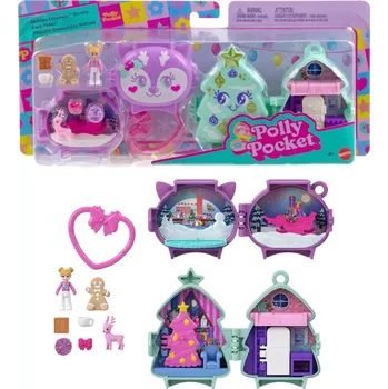 Polly Pocket sváteční kompaktní set 2‑pack