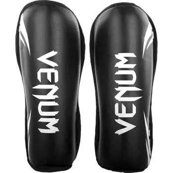 Chránič holeně pro bojový sport Chrániče holení Venum CHALLENGER bez nártu - černé - VENUM-03171-001 Velikosti: M