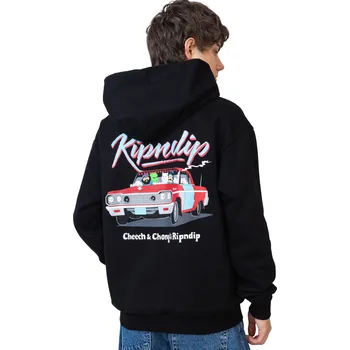 Pánská mikina Mikina S Kapucí Ripndip Riders Black - L