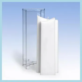 Výroba svíčky Polykarbonátová forma Dvě špice (Forma na výrobu svíček)