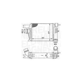 Chladič motoru Chladič turba MAGNETI MARELLI 351319205160