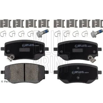 Brzdový systém Sada brzdových destiček, kotoučová brzda BLUE PRINT ADU174242