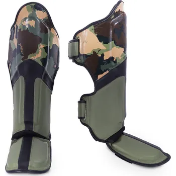 Chránič holeně pro bojový sport Chrániče holení Top King - maskáčově zelené - TKSGCF_GN Velikosti: L