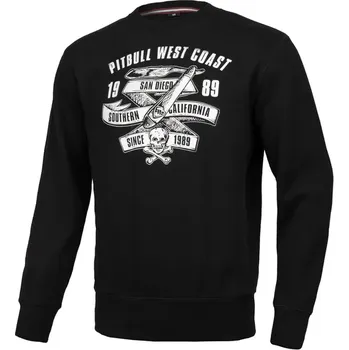 Pánská mikina PitBull West Coast Pánská mikina Oldschool Razor - černá - PWC_ORBK20_BLK Velikosti: L