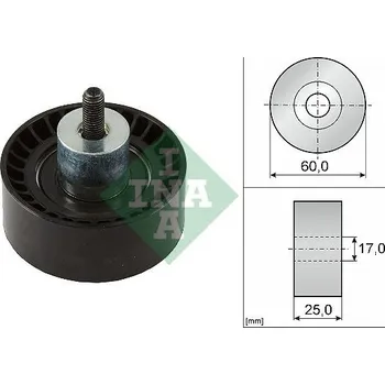 Vratná/vodicí kladka, ozubený řemen Schaeffler INA 532 0997 10
