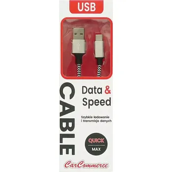 Autolékárnička Car Commerce 68699 Kabel USB A 2.0 / USB - C 2,4A 1m