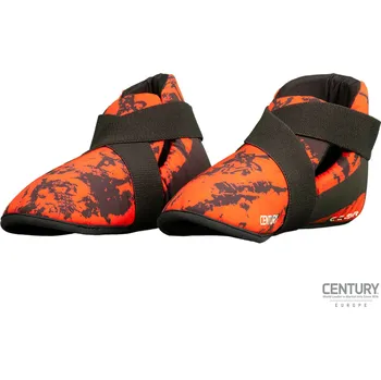 Chránič holeně pro bojový sport Kickbox Chrániče nohou CENTURY C-GEAR Sport Respect certifikovaná WAKO - červené - 112442E-910 Velikosti: S