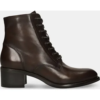 Dámská zimní obuv Baťa dámská kotníková obuv na podpatku hnědé, vel. 41