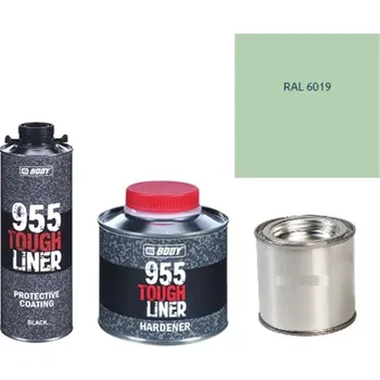Autolak HB BODY 955 RAPTOR tough liner - 2k polyuretan textura set/báze + tužidlo + barva /RAL 6019 900ml