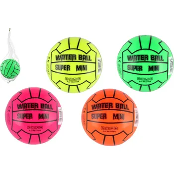 Dětský míč Mini vodní míč 14 cm v síťce – 4 neonové barvy