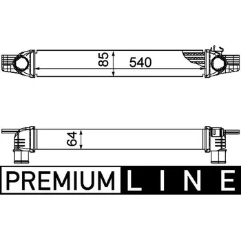 Chladič motoru Chladič turba MAHLE CI 194 000P