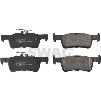 Brzdová destička Sada brzdových destiček, kotoučová brzda SWAG 33 10 2614