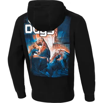 Pánská mikina PitBull West Coast Pánská mikina KP City Of Dogs - černá - PWC_PMCITYOFDOGS_BLK Velikosti: M