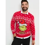 Sinsay - Svetr s vánočním motivem Grinch - červená - 799FZ-33X - 799FZ-33X-L