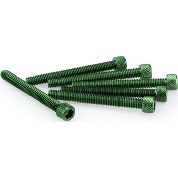Motodoplněk Šrouby PUIG ANODIZED 0446V zelená M6 x 55mm (6ks)