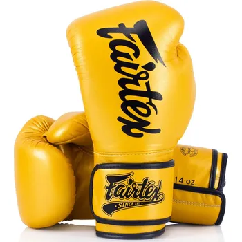 Boxerské rukavice Boxerské rukavice Fairtex BGV18 Super Sparring - BGV18GOLD Velikosti: 18 oz