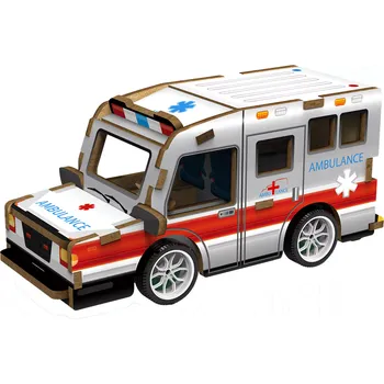 Puzzle Wiky 3D puzzle dřevěné Sanitka 13 cm