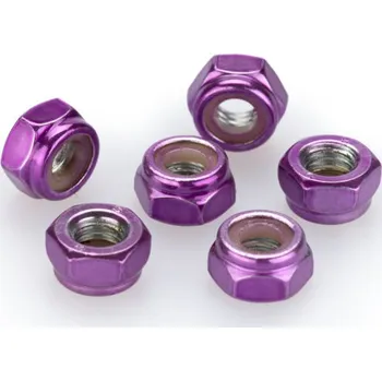 Motodoplněk Matky PUIG ANODIZED 0736L fialová M6 (6pcs)