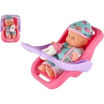 Panenka Panenka miminko 20 cm s nosítkem a lahvičkou