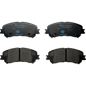 Brzdová destička Sada brzdových destiček, kotoučová brzda HELLA 8DB 355 025-081