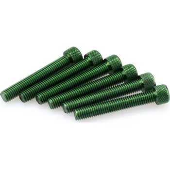 Motodoplněk Šrouby PUIG ANODIZED 0524V zelená M8 x 50mm (6ks)