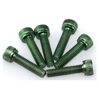 Motodoplněk Šrouby PUIG ANODIZED 0147V zelená M5 x 20mm (6ks)