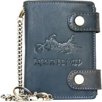 Peněženka Yshop Kožená motorkářská peněženka 15