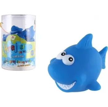 Teddies Žralok zvířátko svítící ve vodě plast 6cm