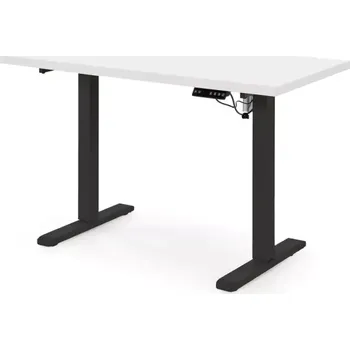 Psací stůl Psací stůl s nastavitelnou výškou B54 - bílá/černá - SLEVA 3% s kodem radost25