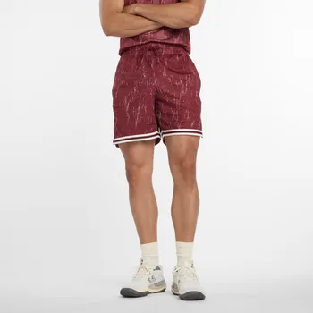 Pánské šortky New Balance MS53610MHB – bordó