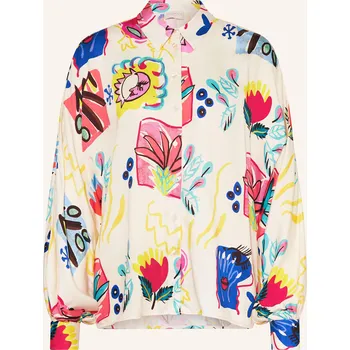 Milano Italy Dámská Košilová Halenka, krémová / modrá /...