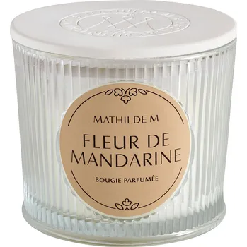 Svíčka Mathilde M. - FLEUR DE MANDARINE, velká tříknotá svíčka 400g