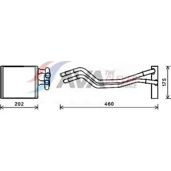 Výměník tepla Výměník tepla, vnitřní vytápění AVA COOLING SYSTEMS FDA6455