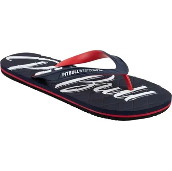 Pánské žabky PitBull West Coast Žabky EL JEFE - modro/červené - PWC_ELJEFE_BLUE Velikosti: 46