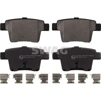 Brzdová destička Sada brzdových destiček, kotoučová brzda SWAG 50 91 6571