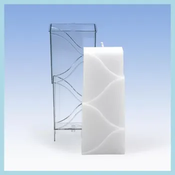 Výroba svíčky Polykarbonátová forma Stupňovitá (Forma na výrobu svíček)