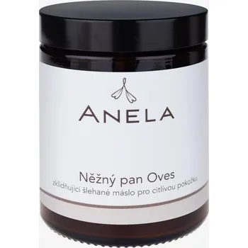 Tělové mléko Anela Něžný pan Oves - zklidňující šlehané máslo pro citlivou pokožku 180ml