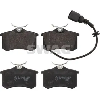 Brzdová destička Sada brzdových destiček, kotoučová brzda SWAG 30 91 6639