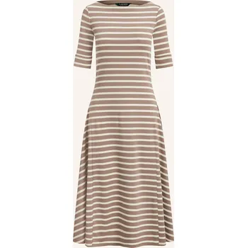 Dámské šaty Lauren Ralph Lauren Dámské Žerzejové Šaty, béžová / bílá, 36